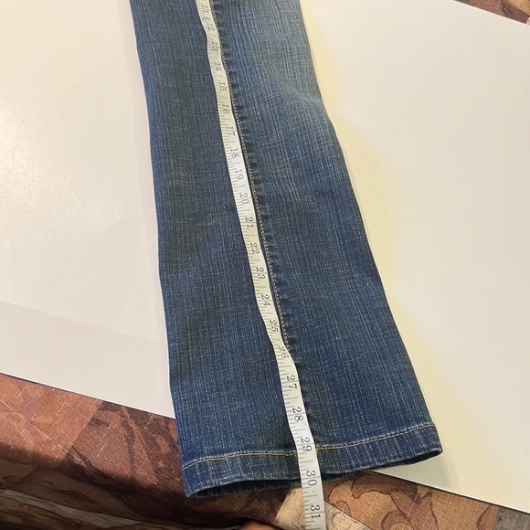 Southpole Dark Wash Blue Denim Flare Bootcut Jeans Size 5 - Picture 16 of 16